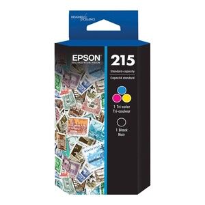 EPSON 215 Ink Standard Capacity Black & Color Cartridge Combo Pack Exp 04/2028